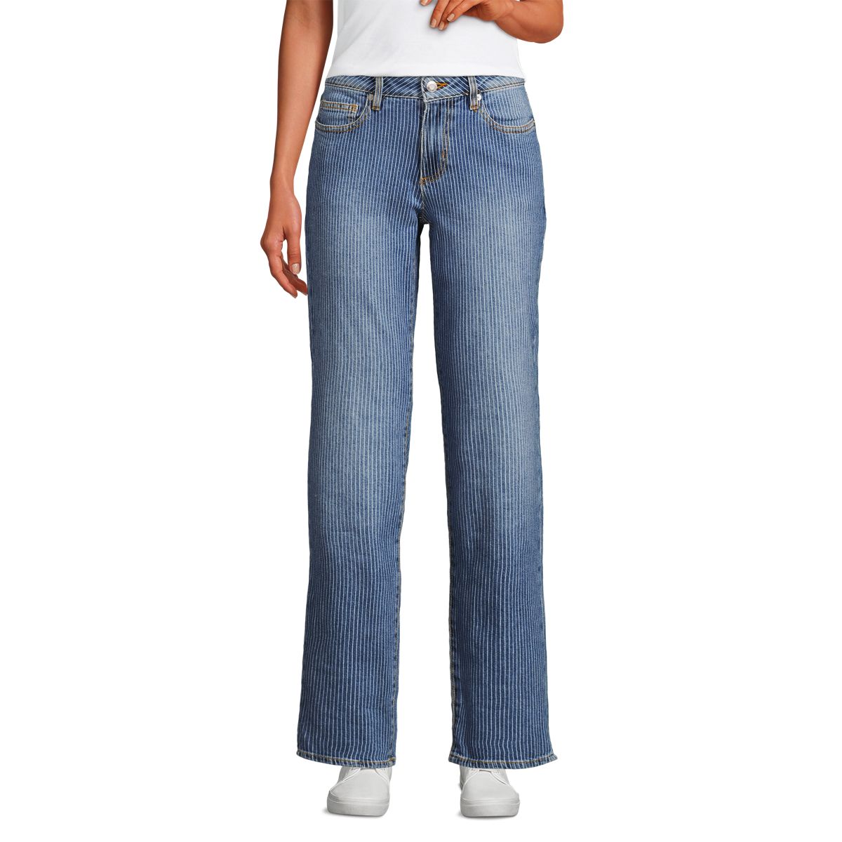 Women's Denim Mid Rise Boyfriend Jeans