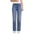 Women's Petite Denim Mid Rise Boyfriend Jeans, Front