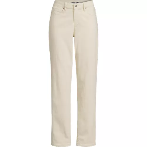 Women's Denim Mid Rise Boyfriend Jeans, Front