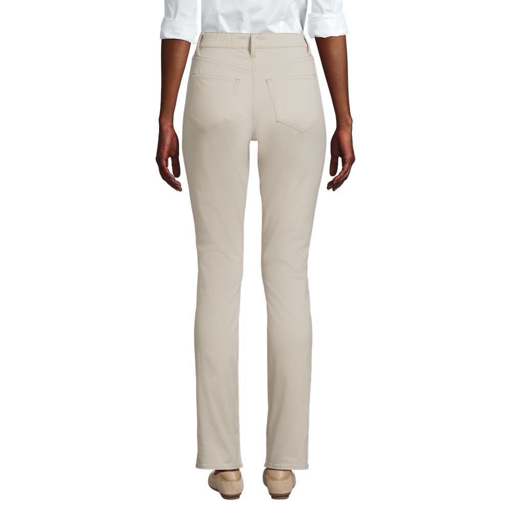 Women's High-Rise Slim Straight Leg Pintuck Ankle Pants A New Day Cream Size  18