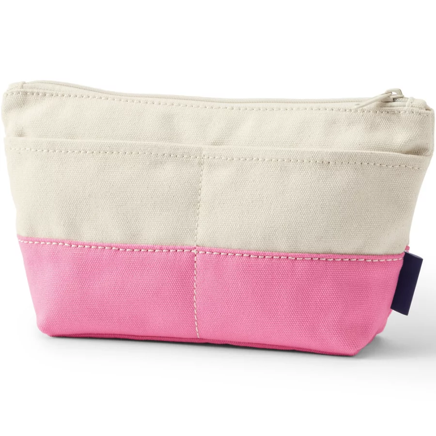Zipper Canvas Pouch view 1