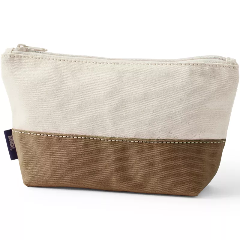 Zipper Canvas Pouch, Front