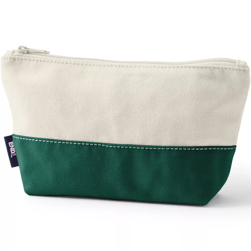School Uniform Zipper Canvas Pouch, Front