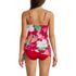 Women's Slender Suit Fauxkini Low Leg One Piece Swimsuit, Back