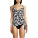 Women's Slender Suit Fauxkini One Piece Swimsuit, Front