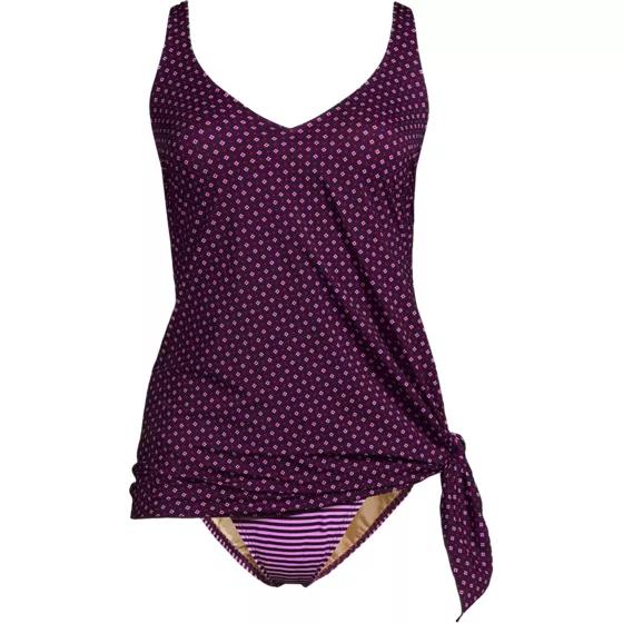 Women's SlenderSuit Fauxkini Low Leg One Piece Swimsuit - primary
