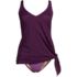 Women's SlenderSuit Fauxkini Low Leg One Piece Swimsuit, Front