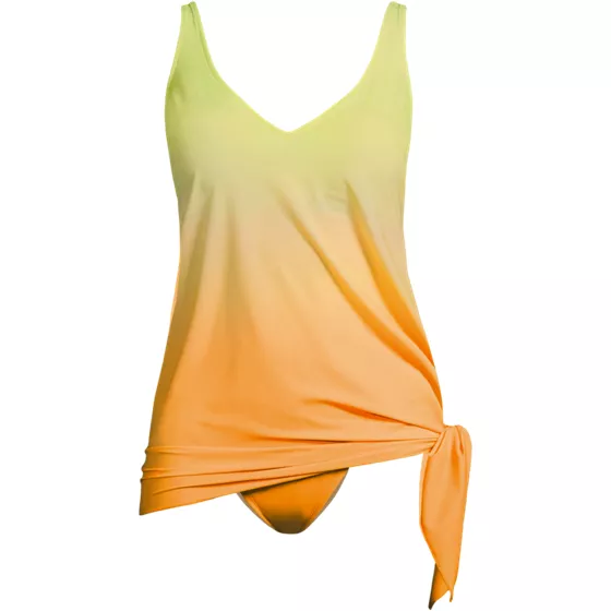 Women's SlenderSuit Fauxkini Low Leg One Piece Swimsuit - primary