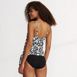 Women's Slender Suit Fauxkini One Piece Swimsuit, Back