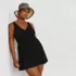 Women's SlenderSuit V-neck Wrap Swim Dress One Piece Swimsuit, alternative image