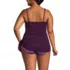 Women's Plus Size SlenderSuit Fauxkini Low Leg One Piece Swimsuit, Back
