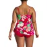 Women's Plus Size SlenderSuit Fauxkini Low Leg One Piece Swimsuit, Back