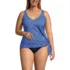 Women's Plus Size SlenderSuit Fauxkini Low Leg One Piece Swimsuit, Front