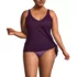 Women's Plus Size SlenderSuit Fauxkini Low Leg One Piece Swimsuit, Front