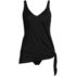 Women's Slender Suit Fauxkini Low Leg One Piece Swimsuit, Front