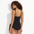Women's Slender Suit Fauxkini Low Leg One Piece Swimsuit, Back