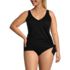 Women's Plus Size SlenderSuit Fauxkini Low Leg One Piece Swimsuit, Front