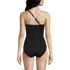 Women's New SlenderSuit Pleated Low Leg One Piece Swimsuit, Back