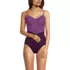 Women's New SlenderSuit Pleated Low Leg One Piece Swimsuit, Front