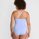 Women's Slender Suit Pleated One Piece Swimsuit, Back