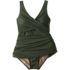 Women's SlenderSuit V-neck Wrap Swim Dress One Piece Swimsuit, alternative image