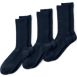 Men's Cotton Crew Socks 3 Pack, Front