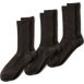 Men's Cotton Crew Socks 3 Pack, Front