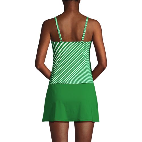 Women's Square Neck Tankini Swimsuit Top, Back