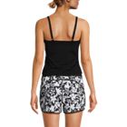 Women's Chlorine Resistant Square Neck Tankini Swimsuit Top