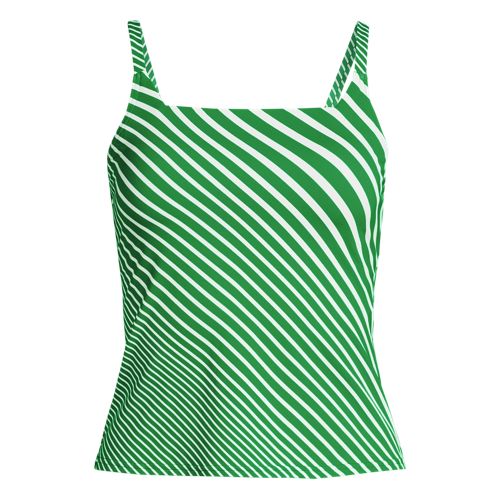 Women's Square Neck Tankini Swimsuit Top, Front