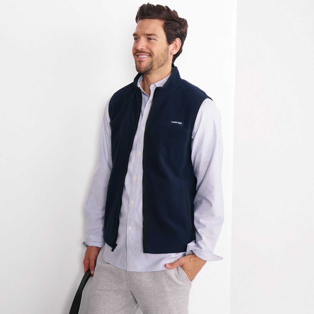 Men's Full Zip Fleece Vest