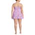 Women's Plus Size SlenderSuit Wrap Swim Dress Swimsuit, Back