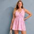 Women's Plus Size SlenderSuit Wrap Swim Dress Swimsuit, alternative image