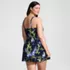 Women's Plus Size New SlenderSuit Wrap Swim Dress Swimsuit Print, Back
