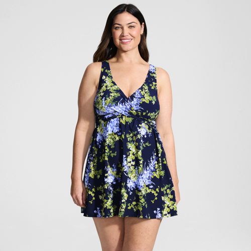 swimming dress for fat ladies Women's Plus Size Swimwear tummy control plus size swimwear for big belly
