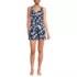 Women's New SlenderSuit Wrap Swim Dress Swimsuit Print, Front