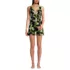 Women's New SlenderSuit Wrap Swim Dress Swimsuit Print, Front