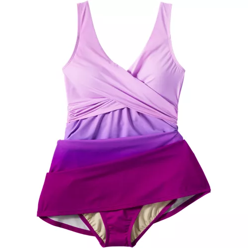 Women's New SlenderSuit Wrap Swim Dress Swimsuit Print, alternative image