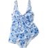 Women's Slender Suit Wrap Swim Dress Swimsuit, alternative image