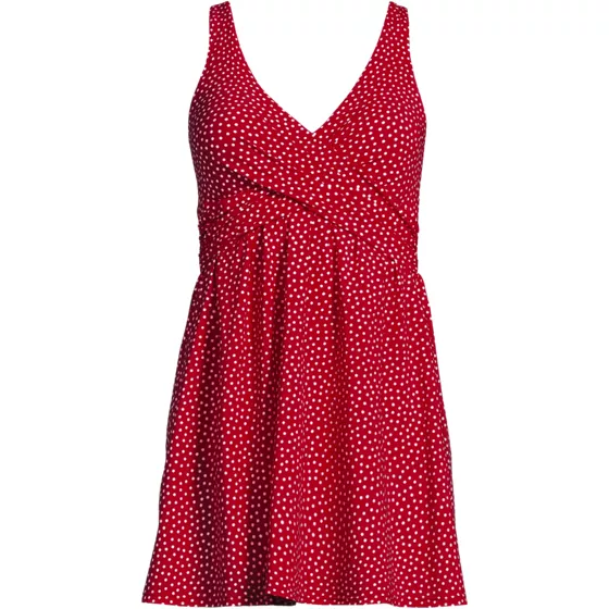 Women's SlenderSuit Wrap Swim Dress Swimsuit - primary