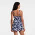 Women's New SlenderSuit Wrap Swim Dress Swimsuit Print, Back