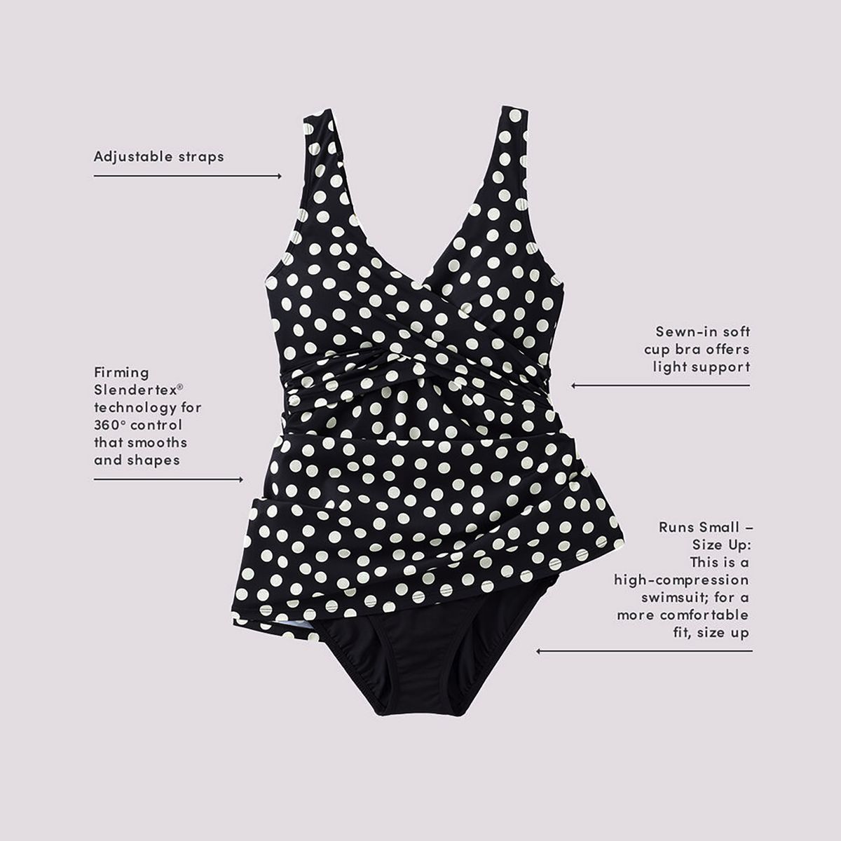Women's Slender Suit Wrap Swim Dress One Piece Swimsuit