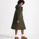 Women's Sherpa Lined Maxi Changing Robe Coat, Back