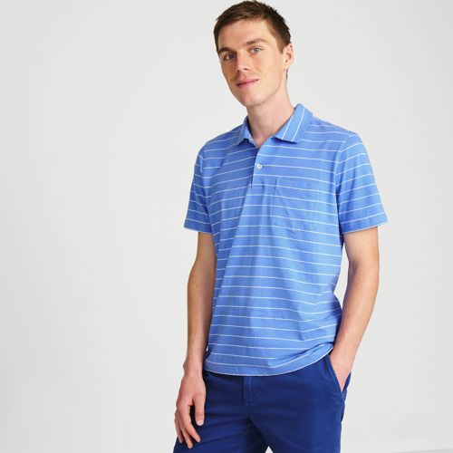 Men's Linen/Cotton Polo Shirt | Lands' End