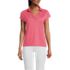 Women's Supima Cotton Johnny Collar Polo, Front