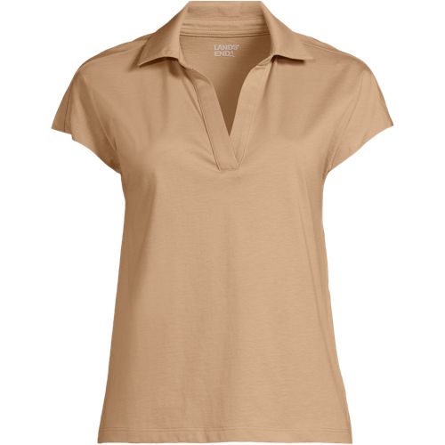 T-shirt Femme à Volants Et Col En V - Manches Courtes, Uni, Coton/lin - Taille S à 5XL - Haut Décontracté Tendance été