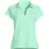 Women's Supima Cotton Johnny Collar Polo, Front