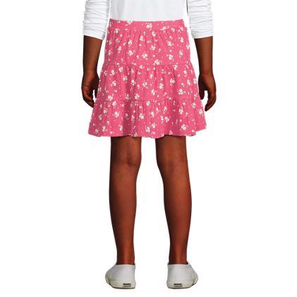 Girls Knit Gauze Tiered Skirt - image 2