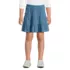 Girls Knit Gauze Tiered Skirt, Front