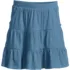 Girls Knit Gauze Tiered Skirt, Front